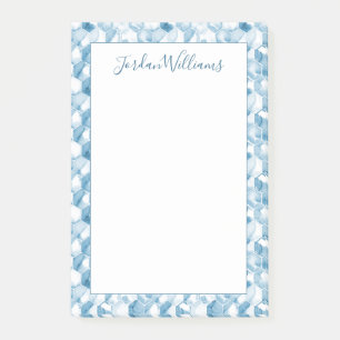 Notas Post-it® Añada su acuarela azul el suave conocida