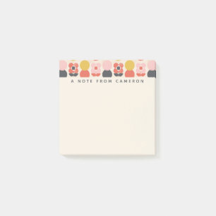 Notas Post-it® Añada su estampado de plores moderno de los