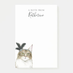 Notas Post-it® Añada su gato conocido del   Downton
