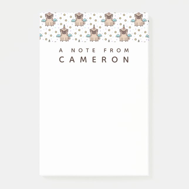 Notas Post-it® Añada su modelo conocido del | Unipug (Anverso)