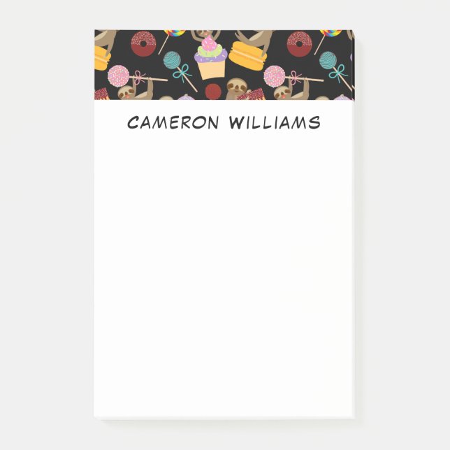 Notas Post-it® Añada su modelo dulce de las invitaciones de la (Anverso)