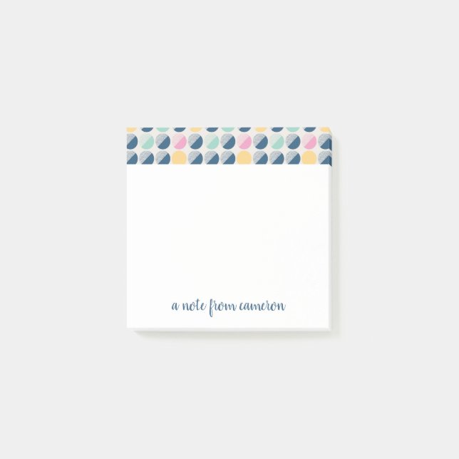 Notas Post-it® Añada su modelo el | retro conocido del (Anverso)