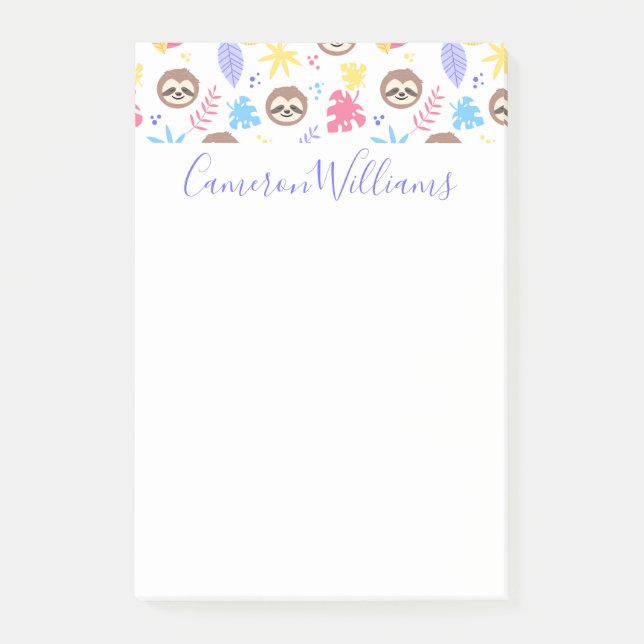 Notas Post-it® Añada su modelos | tropicales conocido de la (Anverso)