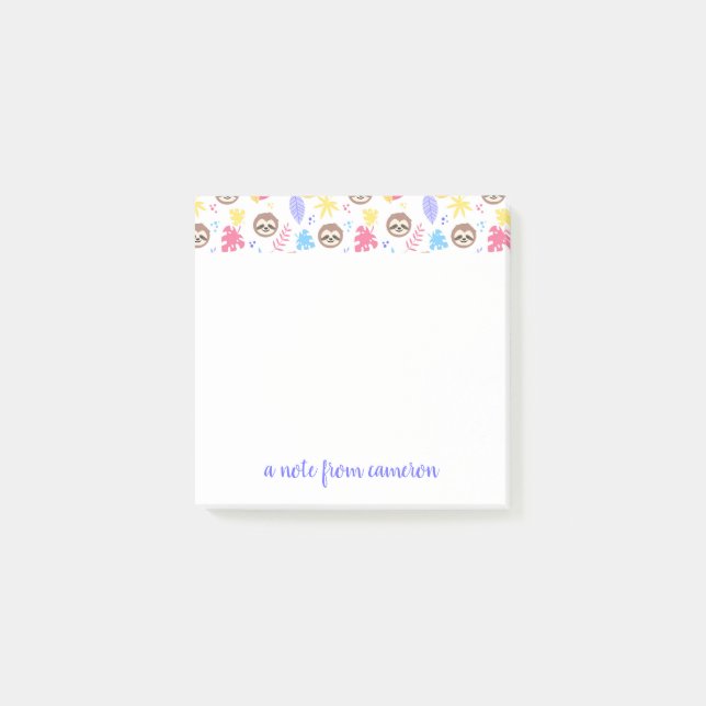 Notas Post-it® Añada su modelos | tropicales conocido de la (Anverso)