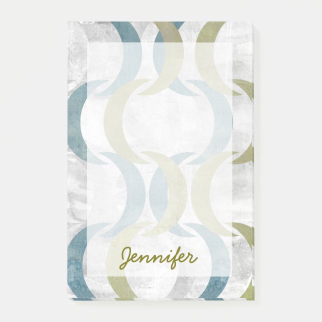 Notas Post-it® Añada su repetición el | geométrica conocida III (Anverso)