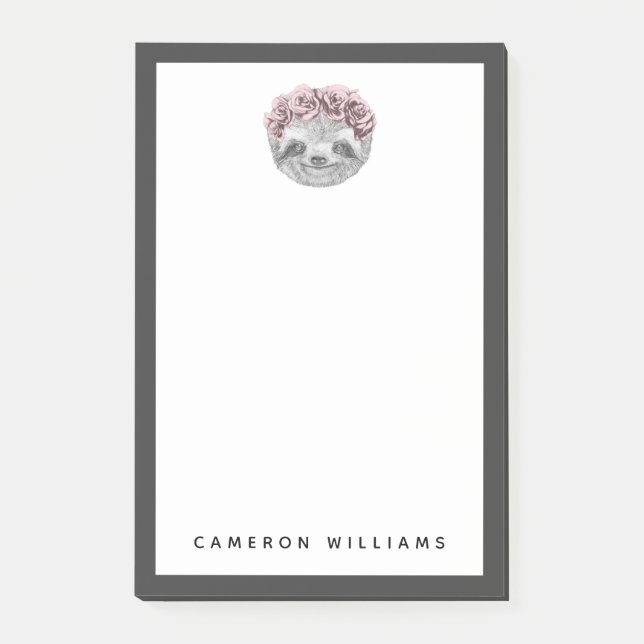 Notas Post-it® Añada su retrato conocido del | de la guirnalda (Anverso)