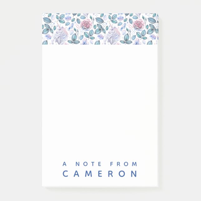 Notas Post-it® Añada sus cristales y rosas conocidos del (Anverso)