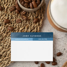 Notas Post-it® Añadir su nombre azul oscuro simple