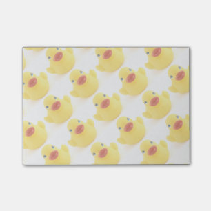 Notas Post-it® Anadones de goma amarillos