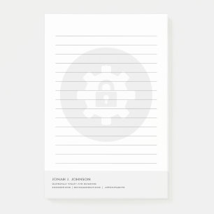 Notas Post-it® Analista de Seguridad de Red Estilo Mínimo