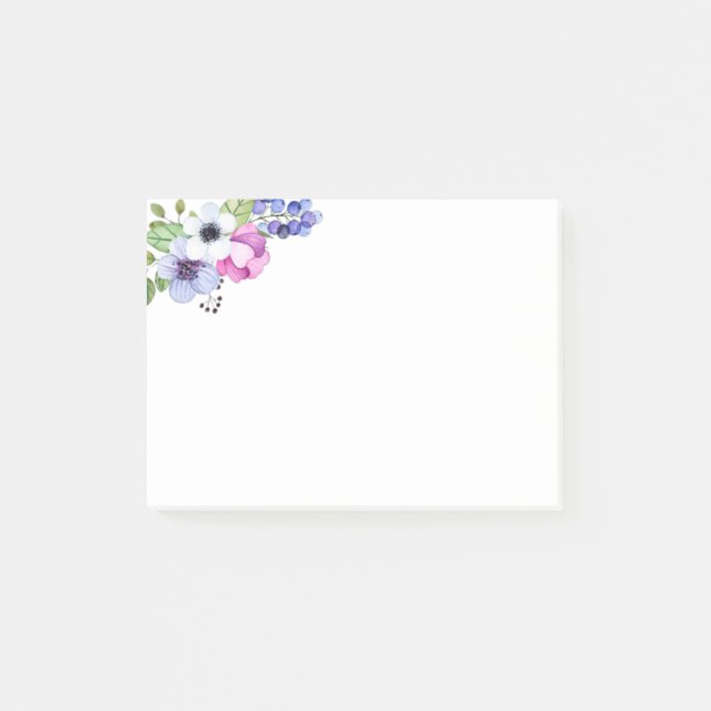 Notas Post-it® Anémona (Anverso)