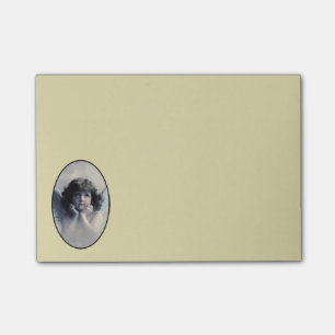 Notas Post-it® Ángel de cosecha dulce Rosy con queso en nubes