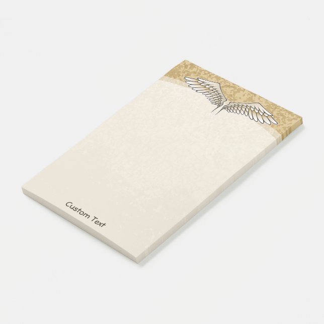 Notas Post-it® Angel Wings Beige (En perspectiva)