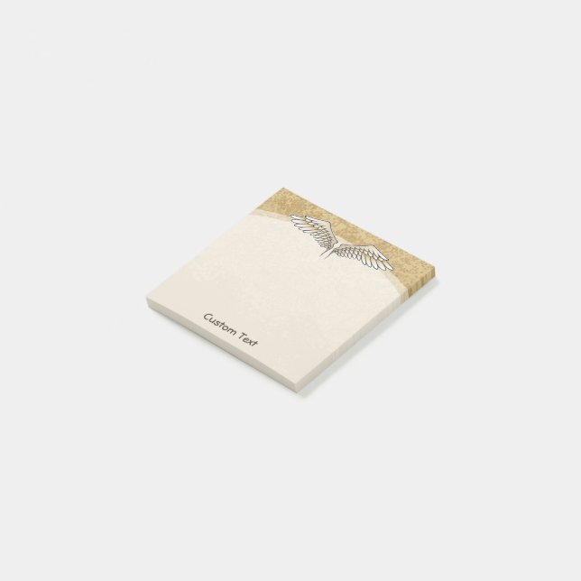 Notas Post-it® Angel Wings Beige (En perspectiva)