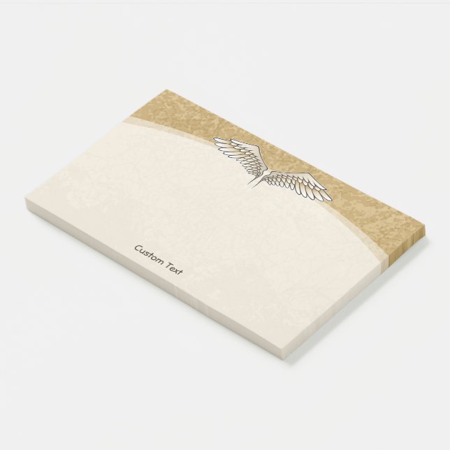 Notas Post-it® Angel Wings Beige (En perspectiva)