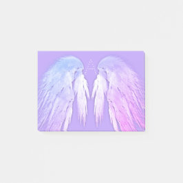 Notas Post-it® ANGEL WINGS Fairy Purple Monograma