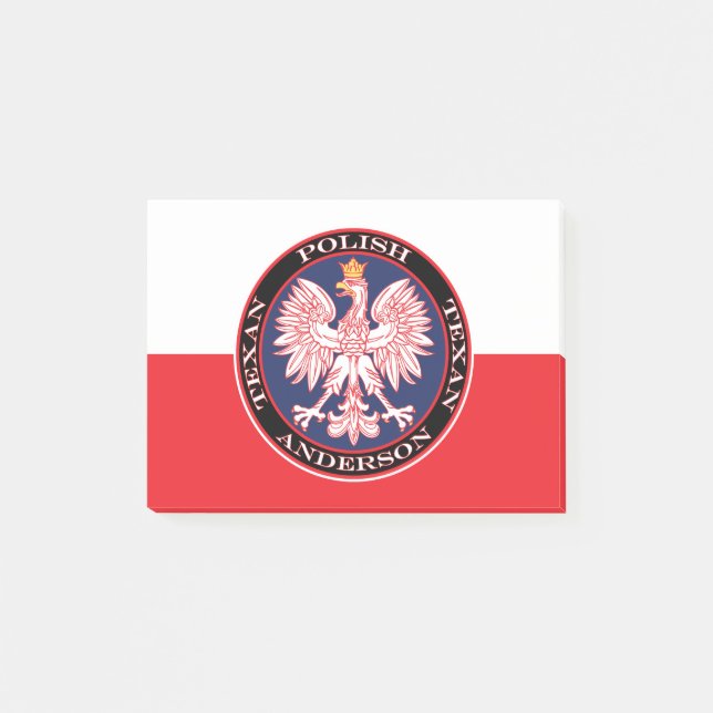 Notas Post-it® Anguila Roda Polska (Anverso)