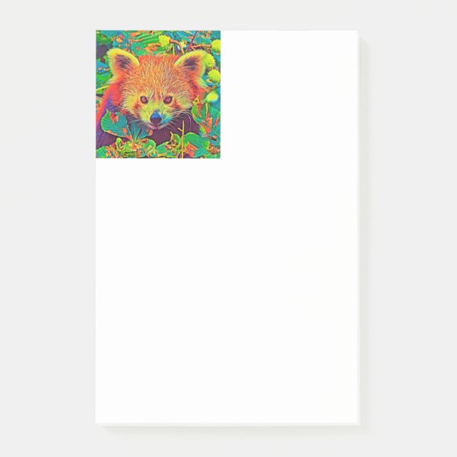 Notas Post-it® AnimalColor_RedPanda_001 (Anverso)