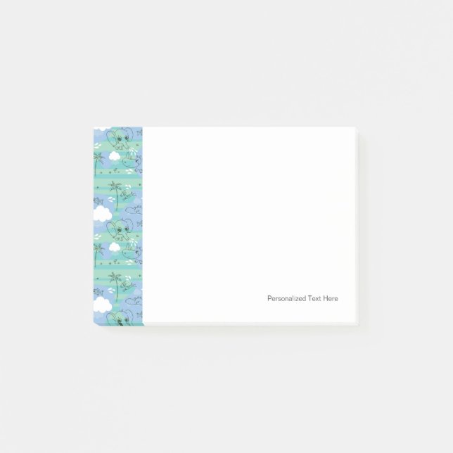 Notas Post-it® Animales con agua (Anverso)