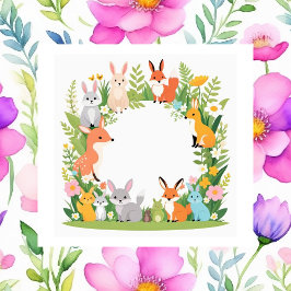 Notas Post-it® Animales cortos, primavera,