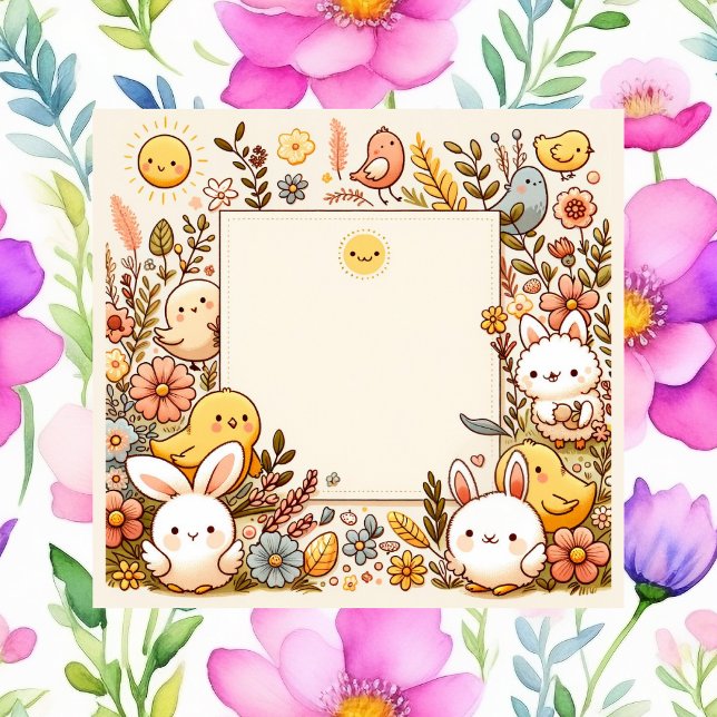 Notas Post-it® Animales cortos, primavera, (Subido por el creador)