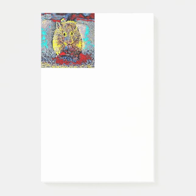 Notas Post-it® AnimalMix_Hamster_004 (Anverso)