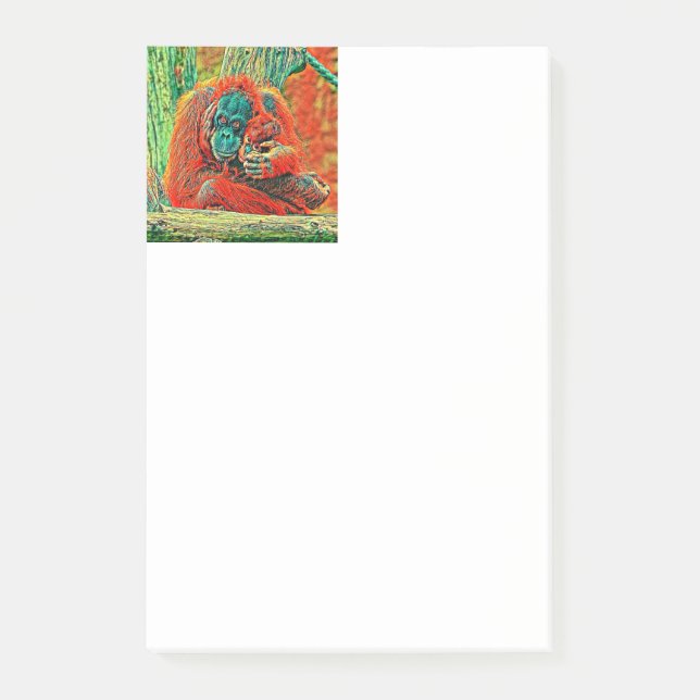 Notas Post-it® AnimalMix_OrangUtan_008 (Anverso)