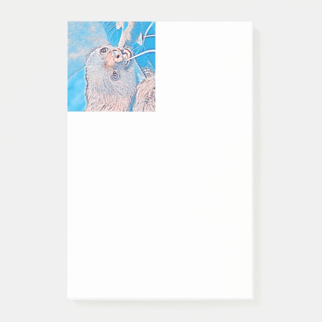 Notas Post-it® AnimalMix_Sloth_001 (Anverso)