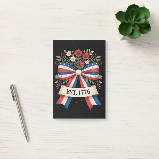 Notas Post-it® Aniversario 250 de América (Oficina)