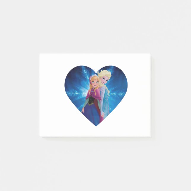 Notas Post-it® Anna y Elsa Frozen (Anverso)