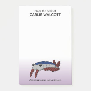 Notas Post-it® Anomalocaris animal prehistórica