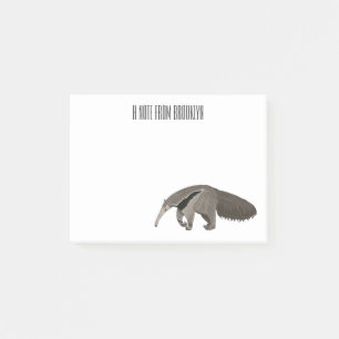 Notas Post-it® Anteater personalizado ilustracion