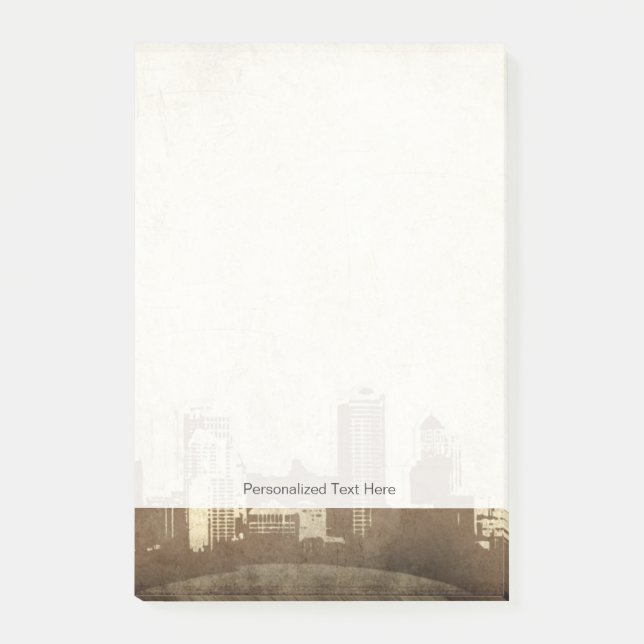 Notas Post-it® Antecedentes de ciudad (Anverso)