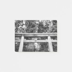 Notas Post-it® Antigua puerta del santuario Meiji en el Parque Yo