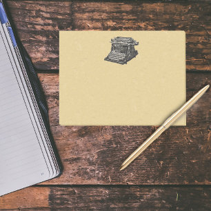 Notas Post-it® Antigua vieja máquina de escribir de moda