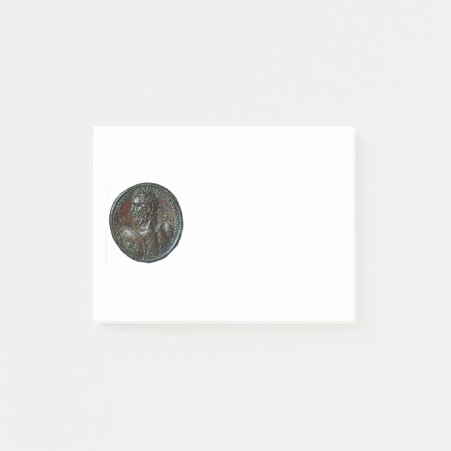 NOTAS POST-IT® ANTIQUE ROMAN BRONZE MEDALLION (Anverso)