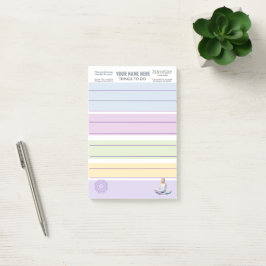 Notas Post-it® AntiStress Serene Meditation Yoga Chakras relax