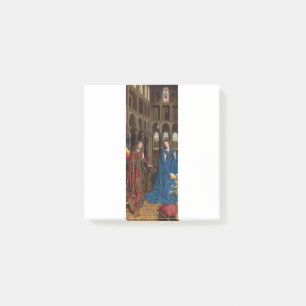 Notas Post-it® Anunciación de Van Eyck Premium Luz de Catedral