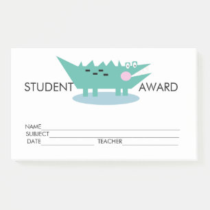 Notas Post-it® Anuncio de logro de premio estudiantil