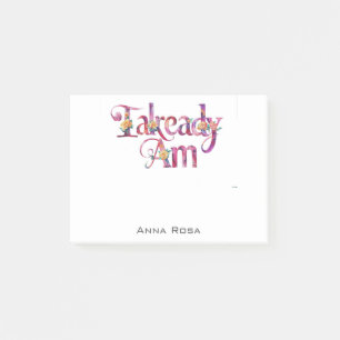 Notas Post-it® *~* AP85 12 Manifiesto de Gratitud Floral YA AM