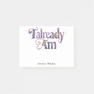 Notas Post-it® *~* AP85 2 Manifiesto de Gratitud Floral YA AM