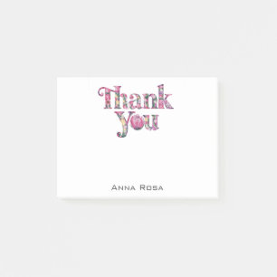 Notas Post-it® *~* AP85 Floral - Manifiesto de gratitud