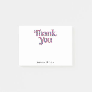 Notas Post-it® *~* AP85 FloralT gracias * Manifest