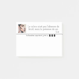 Notas Post-it® Apaisant Portrait féminin pixelisé