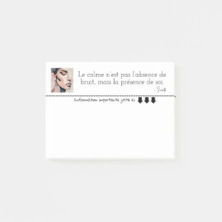 Notas Post-it® Apaisant Portrait féminin pixelisé