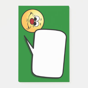 Notas Post-it® Apático Face Grumpey