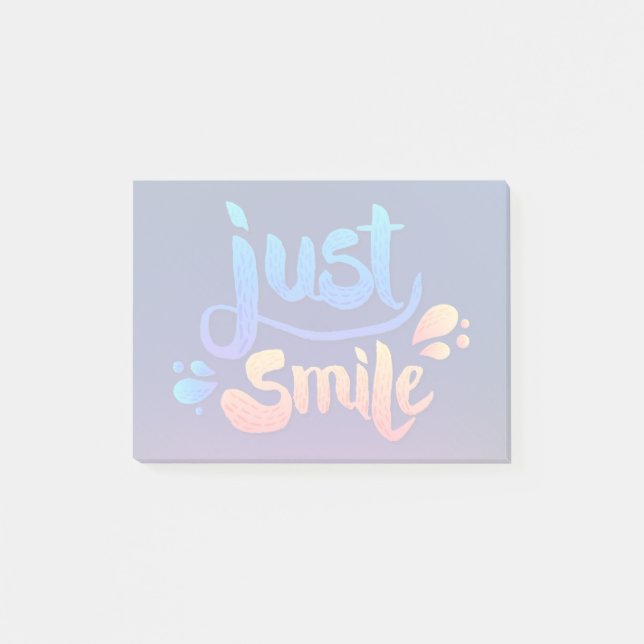 Notas Post-it® Apenas sonrisa (Anverso)