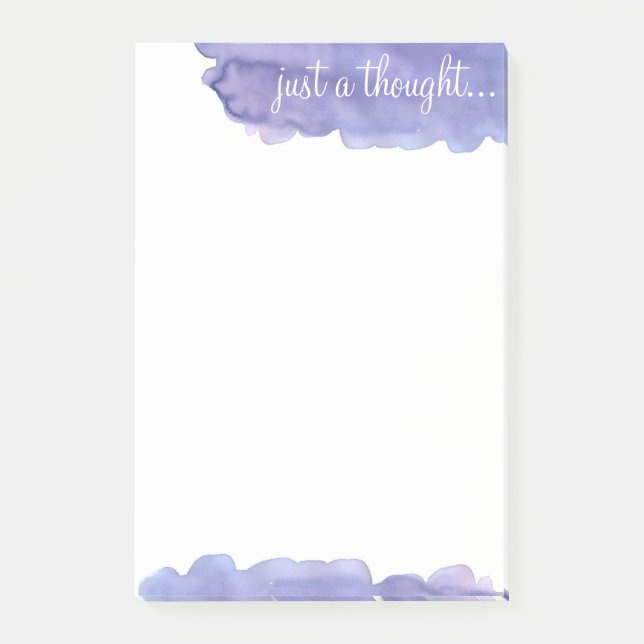 Notas Post-it® Apenas un pensamiento (Anverso)