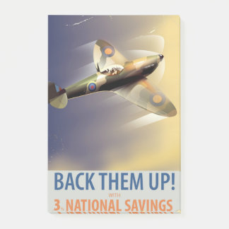 Notas Post-it® ¡Apóyalos! Póster de la Segunda Guerra Mundial