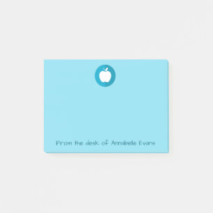 Notas Post-it® Apple azul
